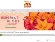 Tablet Screenshot of flowersbyhp.com